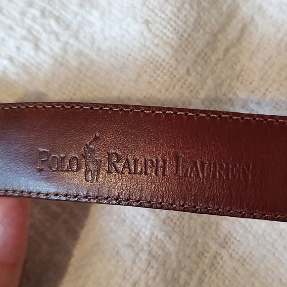 VTG Ralph Lauren Genuine Alligator Belt Sterling Silver 1985 Brown 26 - Picture 5 of 16